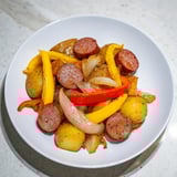 Kielbasa Kartoffel Ofen Gericht