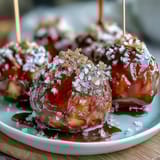 Karamell Äpfel mit Meersalz