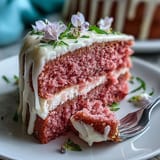 Brautparty Rosé Velvet Kuchen