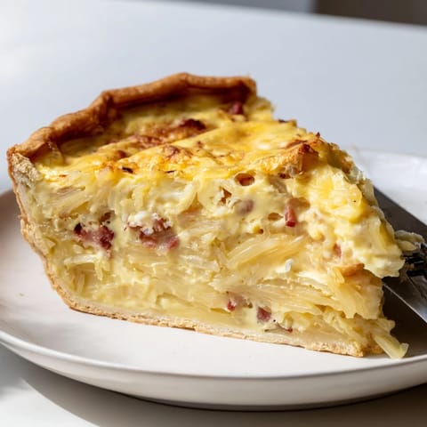 German Onion Pie mit Speck