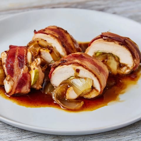 Schnelle Huhn Rouladen Rolls