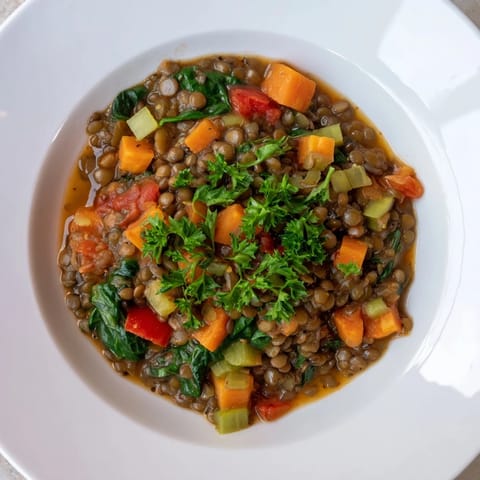 One-Pot Linsen Gemüseeintopf