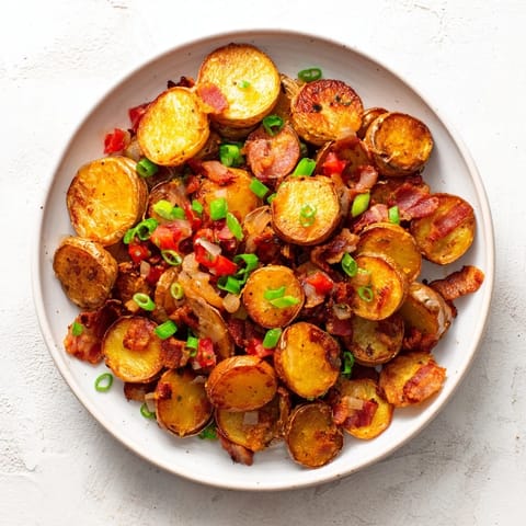 Knusprige Bratkartoffeln mit Speck