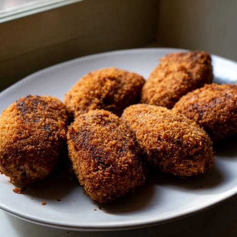 Frikadellen mit Zwiebeln