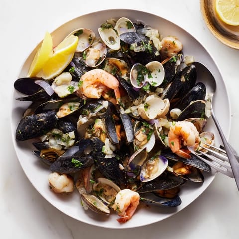 Shellfish und Meeresfrüchte Mix