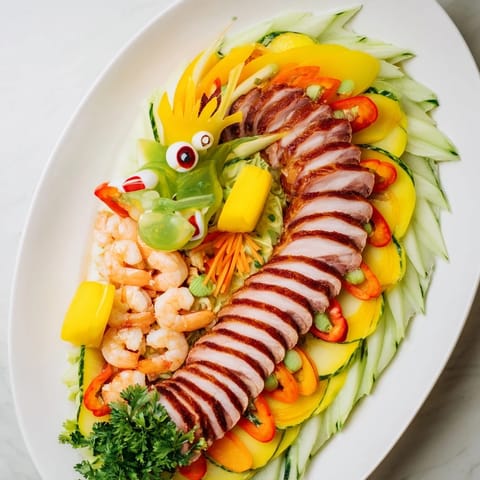 Lunar New Year Dragon Platter