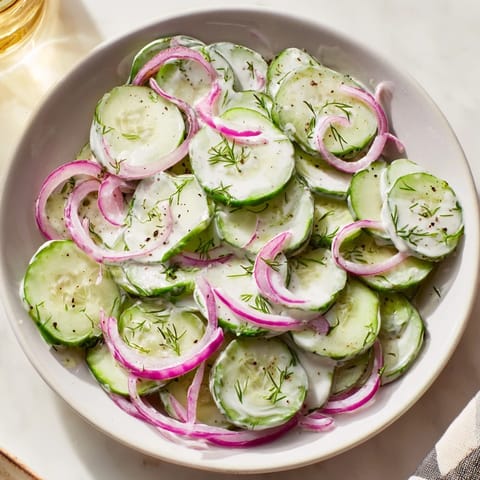 Omas Deutscher Gurkensalat Dill
