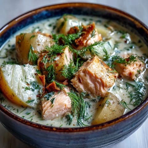 Finnische Lachssuppe mit Kartoffeln #227