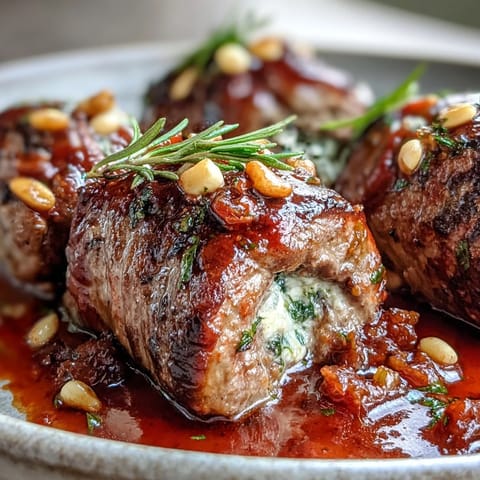 Sizilianische Rinderrouladen mit Pecorino #234