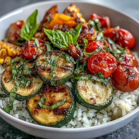 Frisch gegarte Summer Vegetable Bowl mit Zucchini, bunten Paprikaschoten und Mais in einer Schüssel.