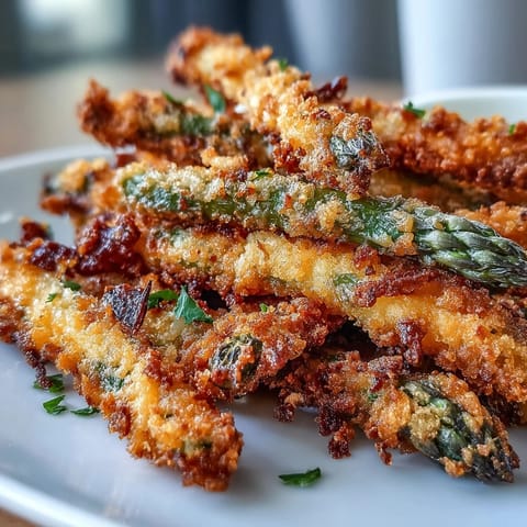 Knusprige Chili-Knoblauch Spargel Pommes #297