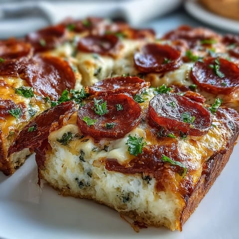 High-Protein Pizza Frühstück Auflauf #307