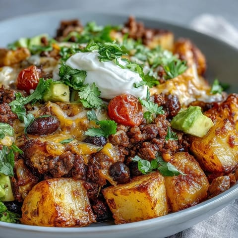 Loaded Potato Taco Bowl #280