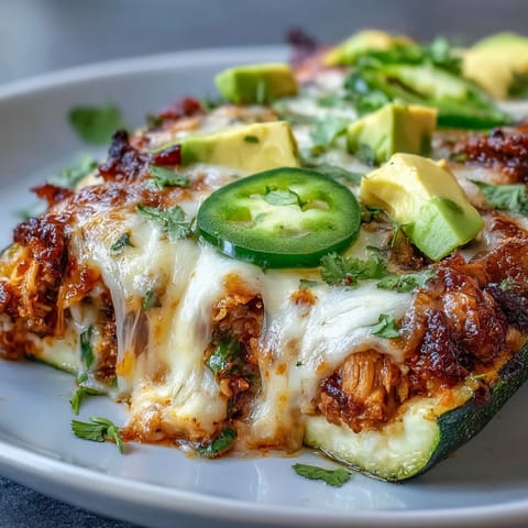 Keto Chicken Enchilada Zucchini #340