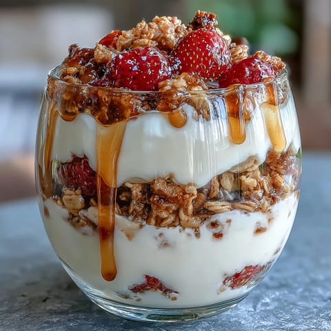 Gesalzene Honig Joghurt Parfait #368