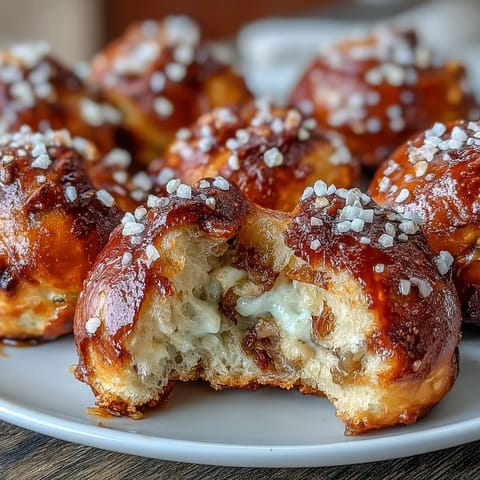 Sauerteig Zwiebel Laugenhäppchen #386