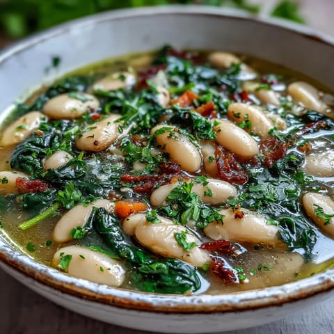 Tuscan White Bean Soup #387
