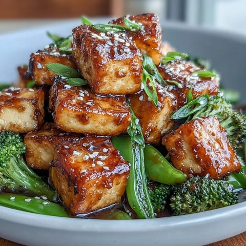 Teriyaki Tofu mit Brokkoli #400