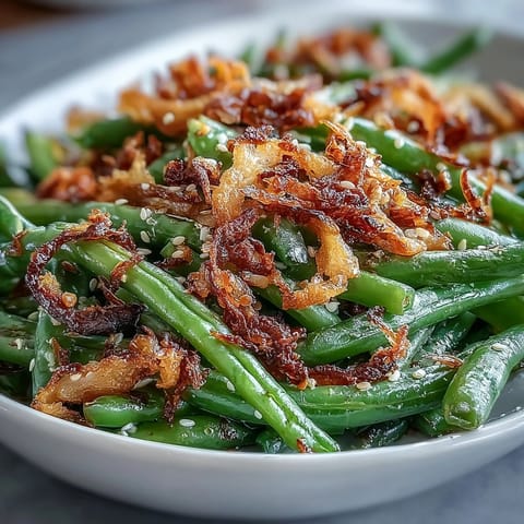 Sesam Knoblauch grüne Bohnen #405