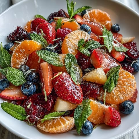 Citrus Beeren Frucht Salat #399