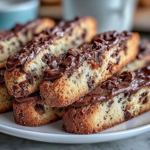 Gebackene Orangen Schoko Biscotti