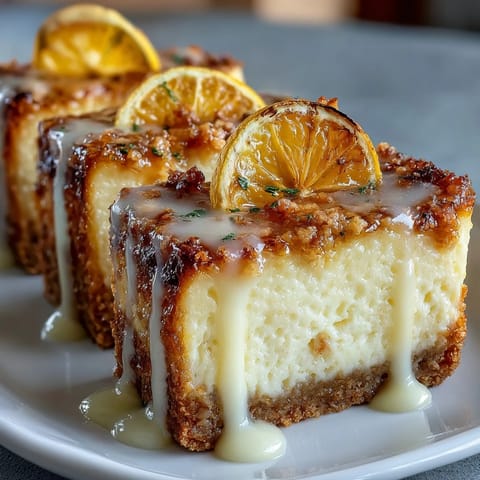 Limoncello Cheesecake Bars