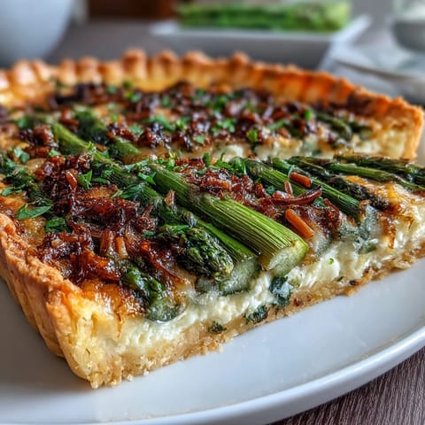 Frühlings Spargel Tarte Blätterteig #464