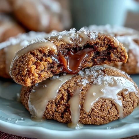 GingerBrave-inspirierte Gingerbread Bites auf einem Teller mit festlichen Weihnachtsdekorationen, perfekt für die Feiertage.