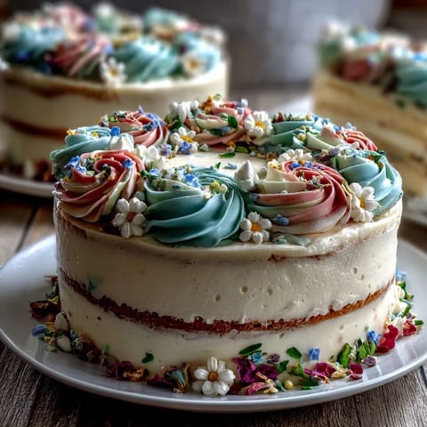 Spring Birthday Cake Pastel #460