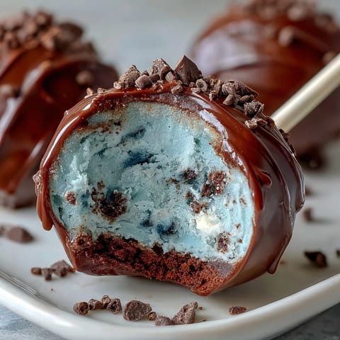 Kleine, in robinsblau getauchte Kuchen-Pops mit zarten Sprenkeln, perfekt für festliche Frühlings-Desserts.