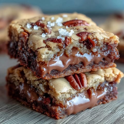 Butter-Pekannuss-Kekse mit brauner Butter und Meersalz: Eine goldene, knusprige Platte mit nussigen Keksen, bestreut mit flauschigem Meersalz.  
