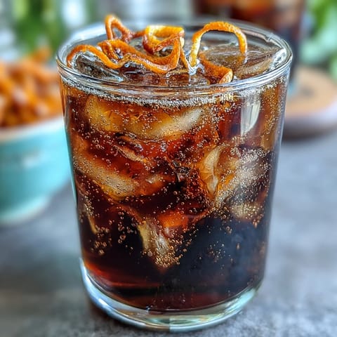 2. Kühler Cold Brew Coffee Tonic mit Zitrusnote - perfekt für heiße Tage, serviert mit Eis und frischem Orangenzest.  