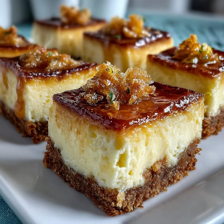 Limoncello-Käsekuchen-Riegel mit Zitronen-Keksboden, dekoriert mit frischen Himbeeren und Minzblättern.