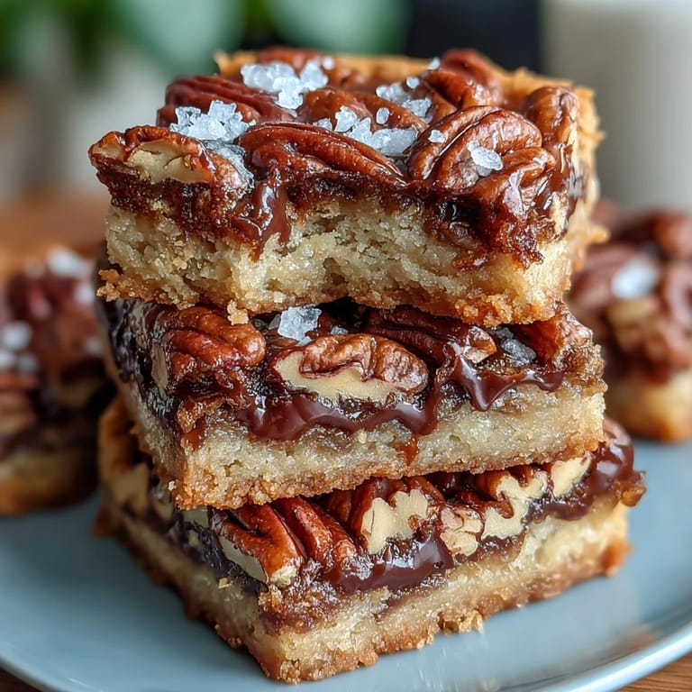 Butter-Pekannuss-Kekse mit brauner Butter und Meersalz: Nahaufnahme eines Kekses mit gerösteten Pekannüssen und einem Hauch von knusprigem Meersalz.  