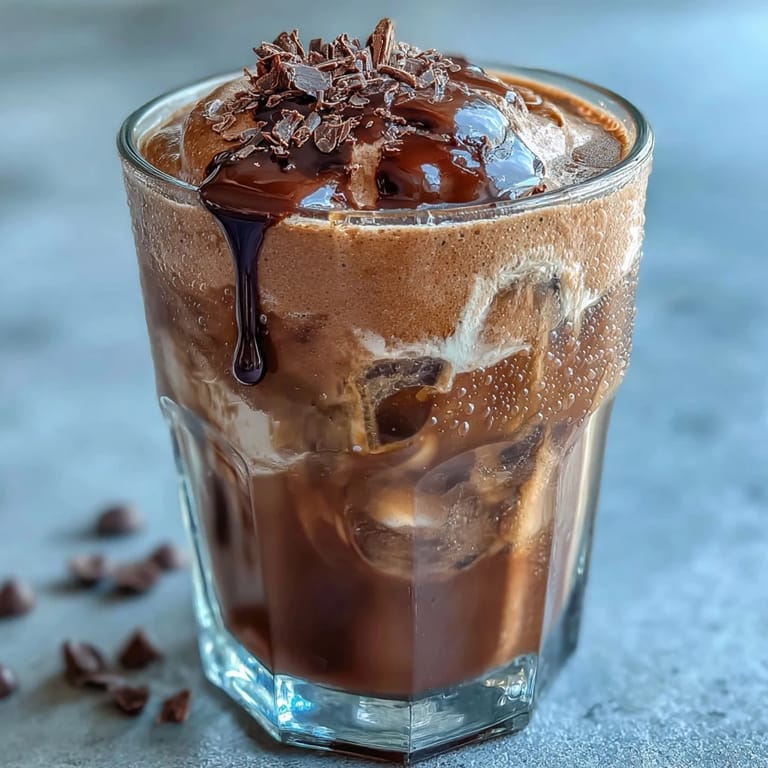 Genießen Sie dieses einfache Schokoladen-Sahne-Kaltkaffee-Rezept, perfekt für heiße Tage.