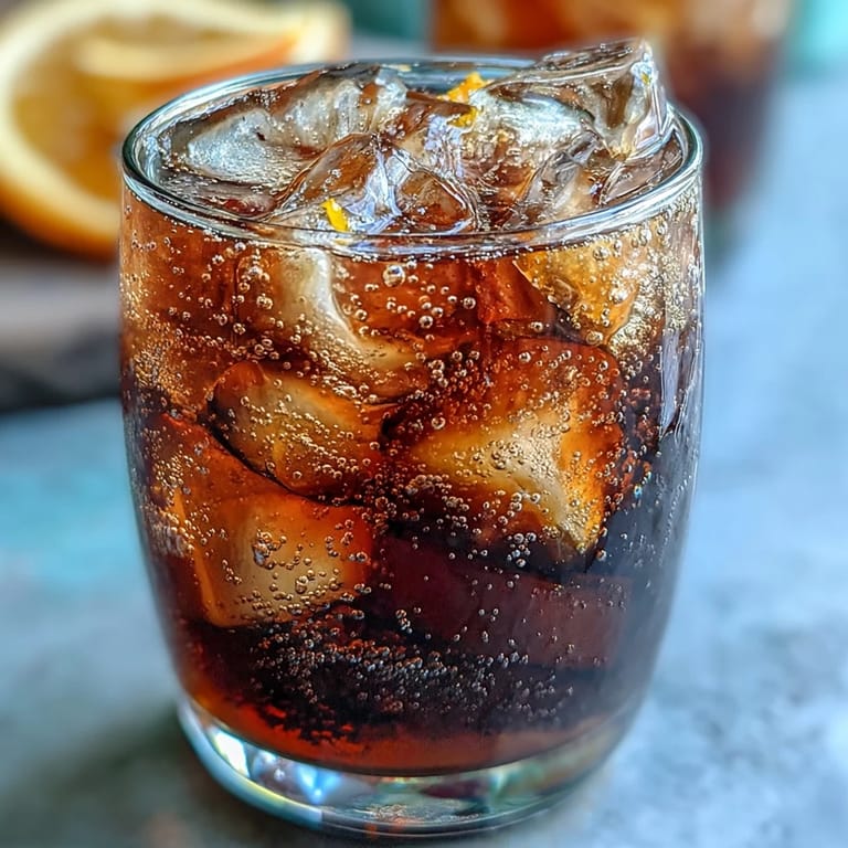 3. Spritziges Kaffee-Tonic mit Orange - ein lebendiger Brunch-Drink mit kaltem Kaffee und prickelndem Tonic Water.